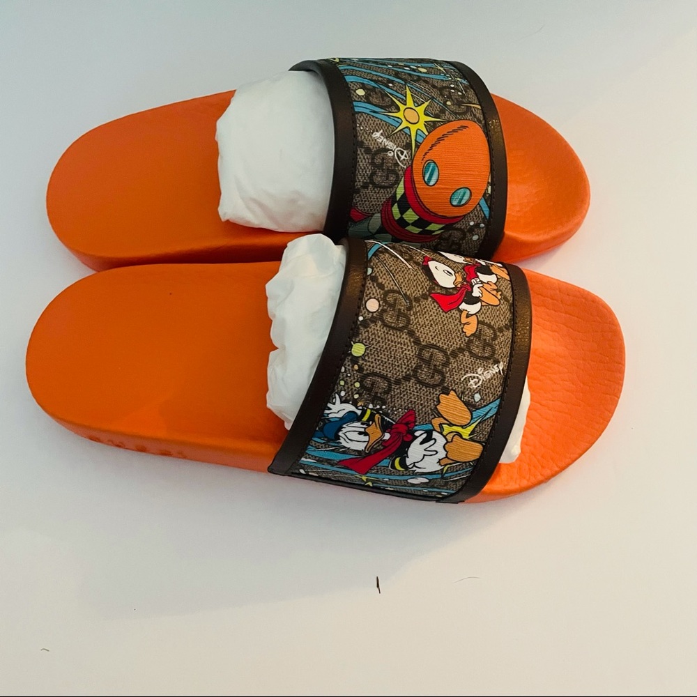 Gucci Donald Duck Slides /Shoes - Limited Addition 34/4 - Picture 5 of 7